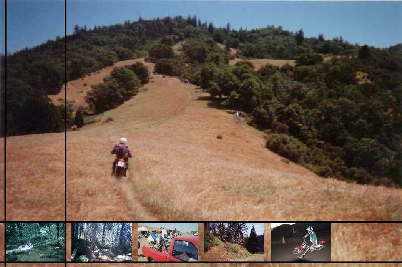dirt landing zone